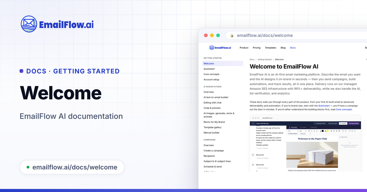 Welcome — EmailFlow AI Docs
