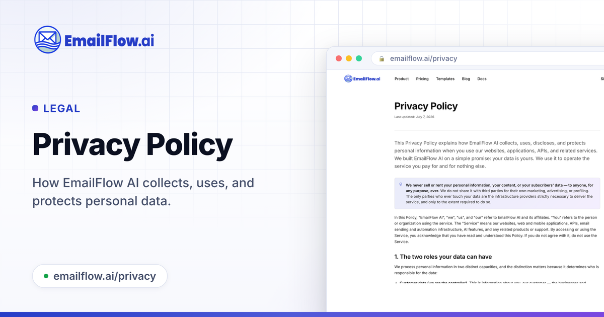 Privacy Policy — EmailFlow AI